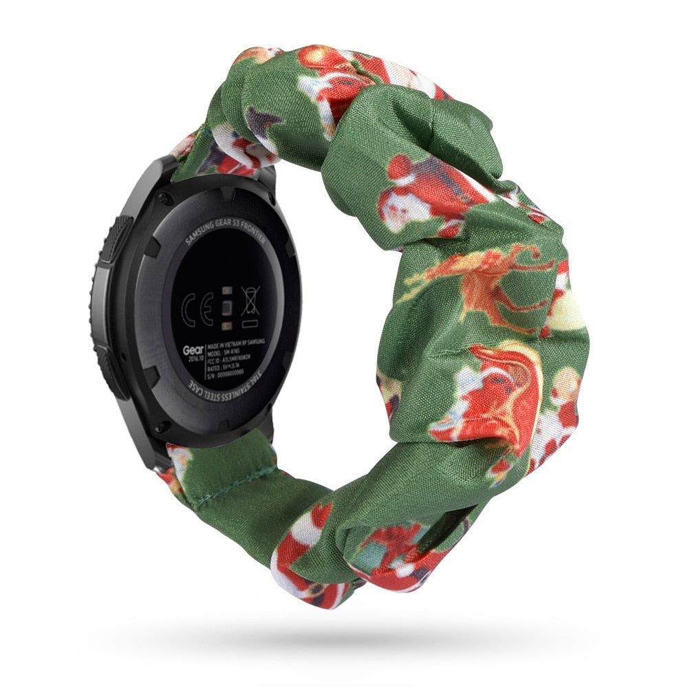 Scrunchie strap for Samsung Galaxy, Huawei, and Amazfit Watch - Wristwatchstraps.co