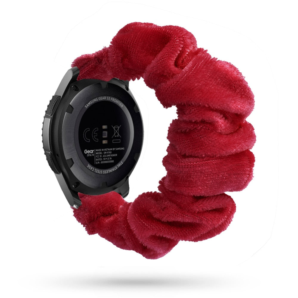 Scrunchie strap for Samsung Galaxy, Huawei, and Amazfit Watch - Wristwatchstraps.co
