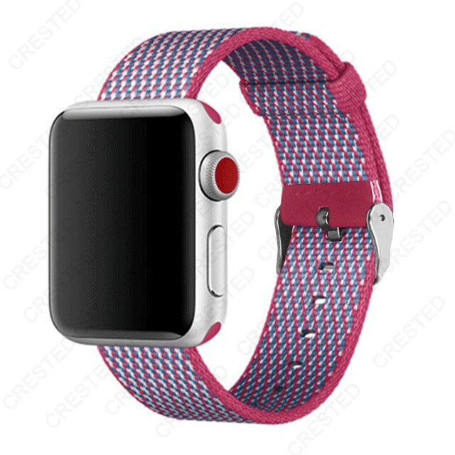 Premium Nylon Replacement Band with buckle for Apple Watch - Wristwatchstraps.co