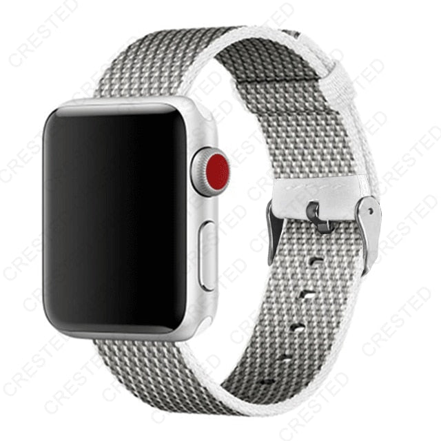 Premium Nylon Replacement Band with buckle for Apple Watch - Wristwatchstraps.co