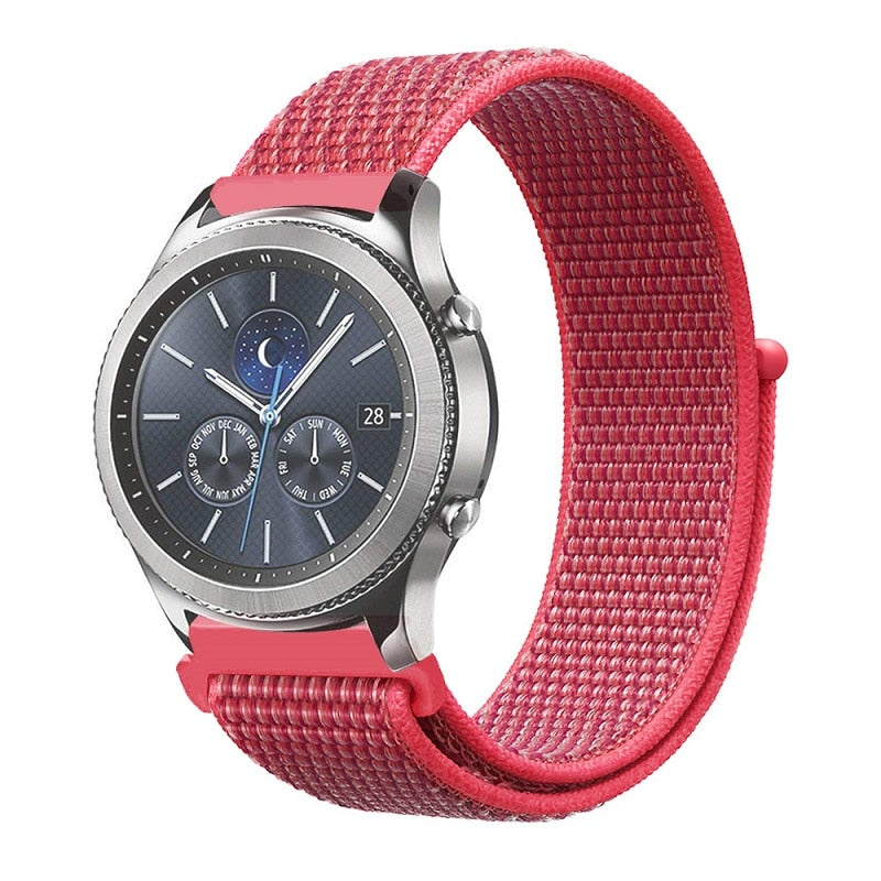 Nylon Loop Strap for Samsung Smart Watch Gear S3 Frontier Galaxy - Wristwatchstraps.co