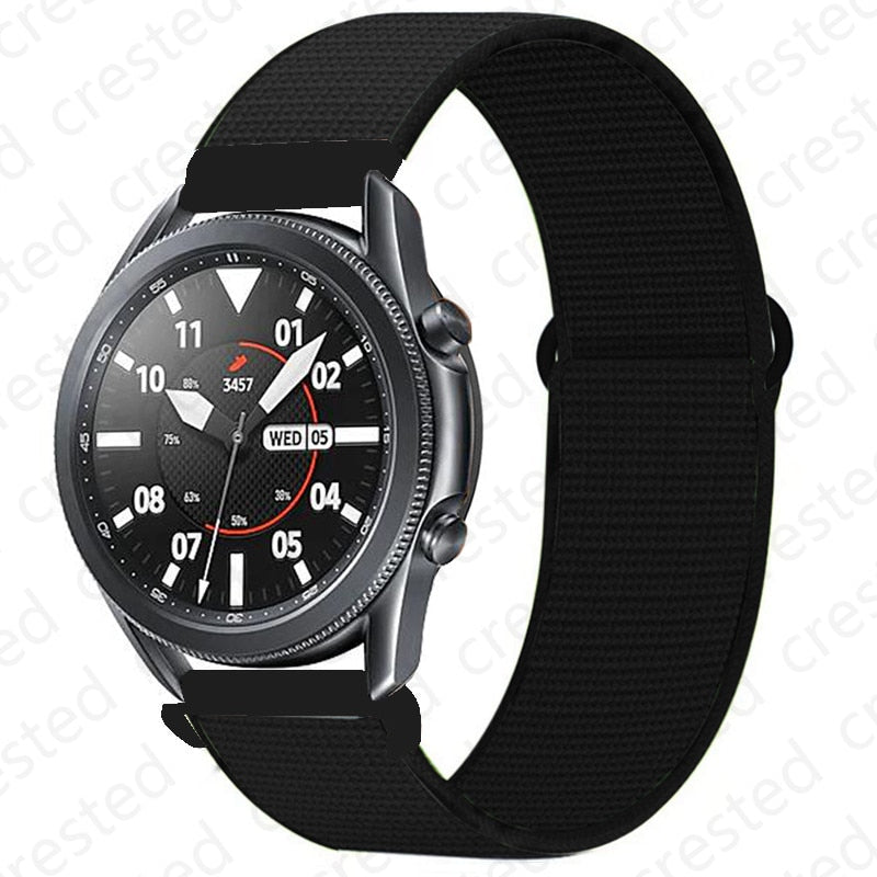 Nylon Loop Strap for Samsung Smart Watch Gear S3 Frontier Galaxy - Wristwatchstraps.co
