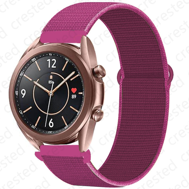 Nylon Loop Strap for Samsung Smart Watch Gear S3 Frontier Galaxy - Wristwatchstraps.co