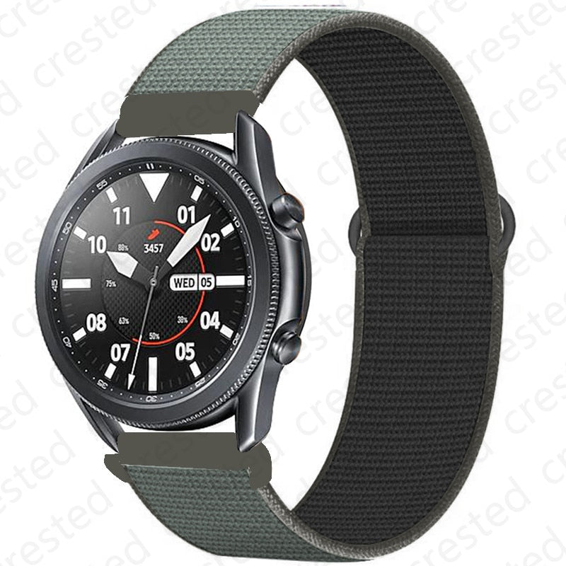 Nylon Loop Strap for Samsung Smart Watch Gear S3 Frontier Galaxy - Wristwatchstraps.co