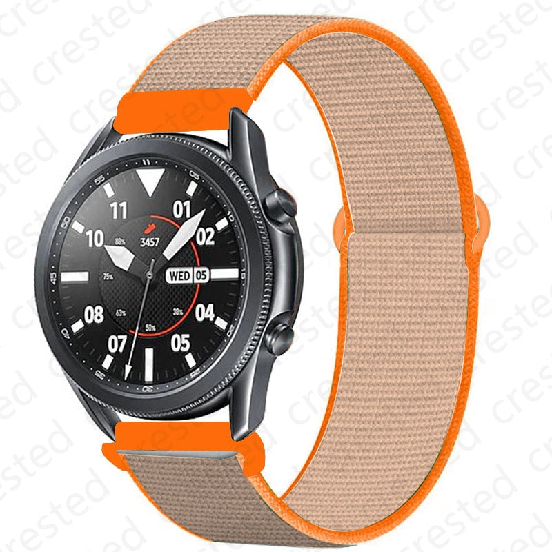 Nylon Loop Strap for Samsung Smart Watch Gear S3 Frontier Galaxy - Wristwatchstraps.co