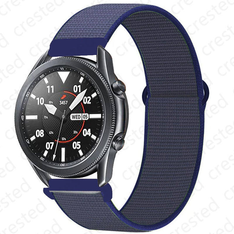 Nylon Loop Strap for Samsung Smart Watch Gear S3 Frontier Galaxy - Wristwatchstraps.co