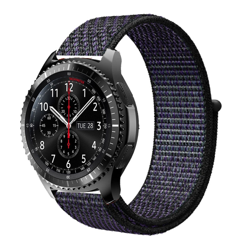 Nylon Loop Strap for Samsung Smart Watch Gear S3 Frontier Galaxy - Wristwatchstraps.co