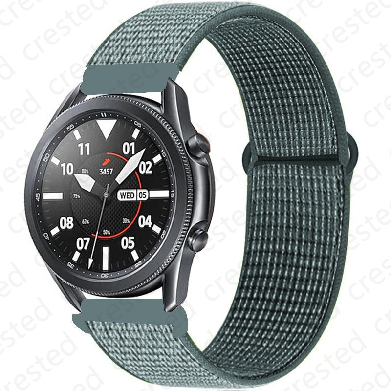 Nylon Loop Strap for Samsung Smart Watch Gear S3 Frontier Galaxy - Wristwatchstraps.co
