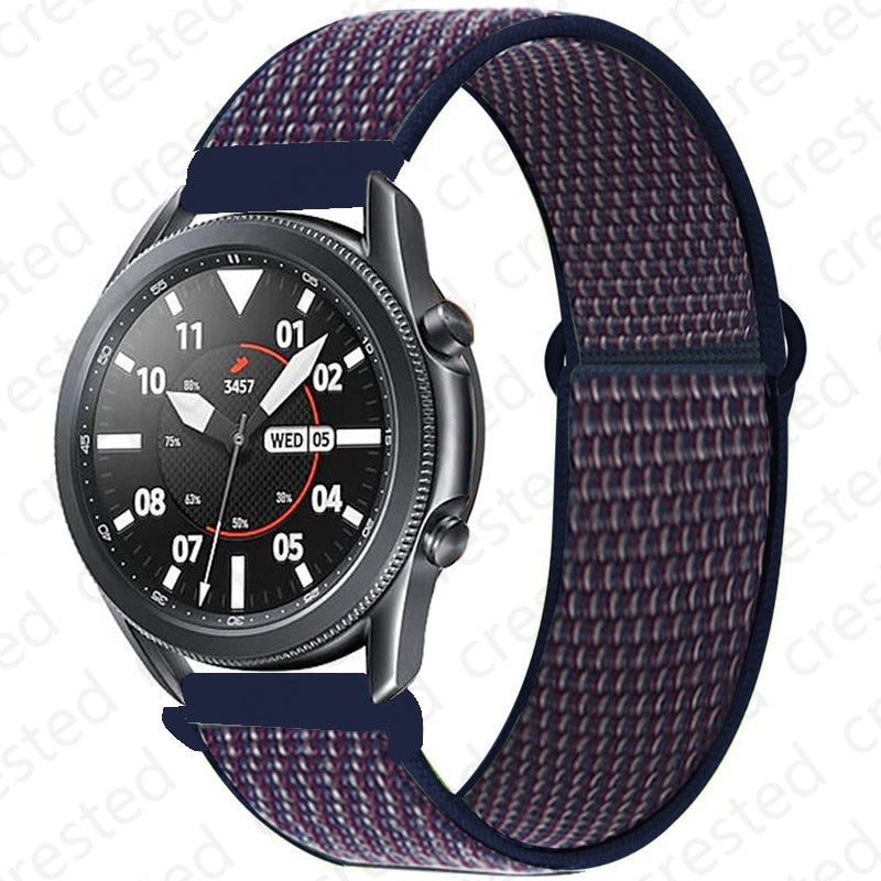 Nylon Loop Strap for Samsung Smart Watch Gear S3 Frontier Galaxy - Wristwatchstraps.co