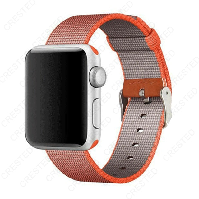 Premium Nylon Replacement Band with buckle for Apple Watch - Wristwatchstraps.co