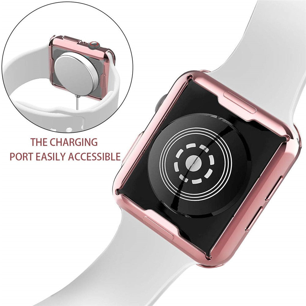 Transparent Bumper Screen Protector for Apple Watch Series