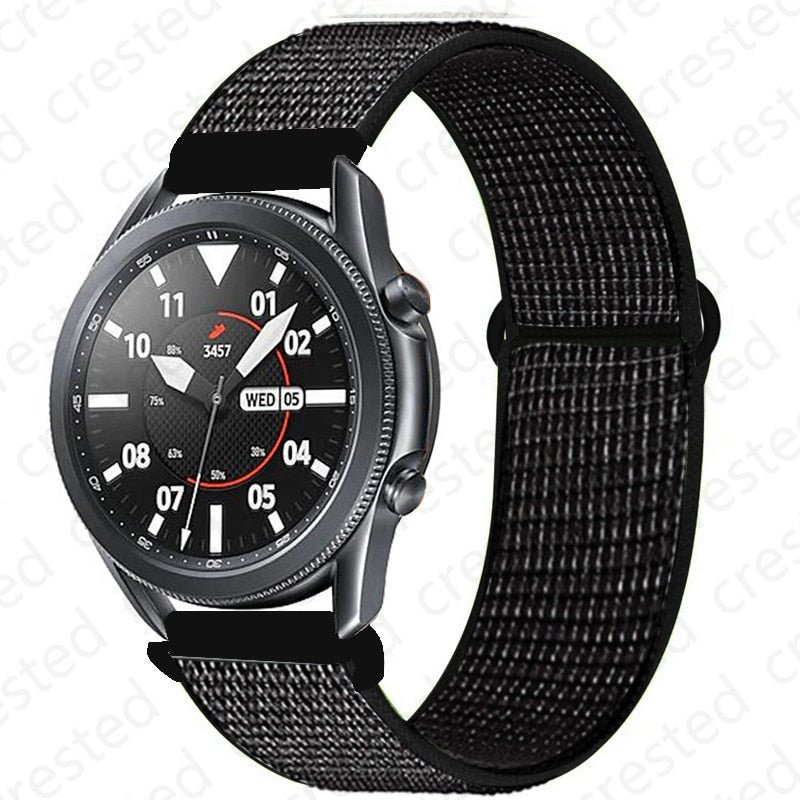 Nylon Loop Strap for Samsung Smart Watch Gear S3 Frontier Galaxy - Wristwatchstraps.co