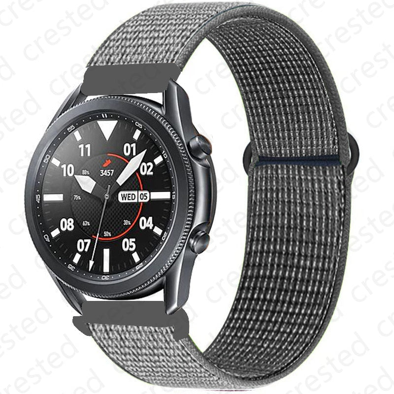 Nylon Loop Strap for Samsung Smart Watch Gear S3 Frontier Galaxy - Wristwatchstraps.co