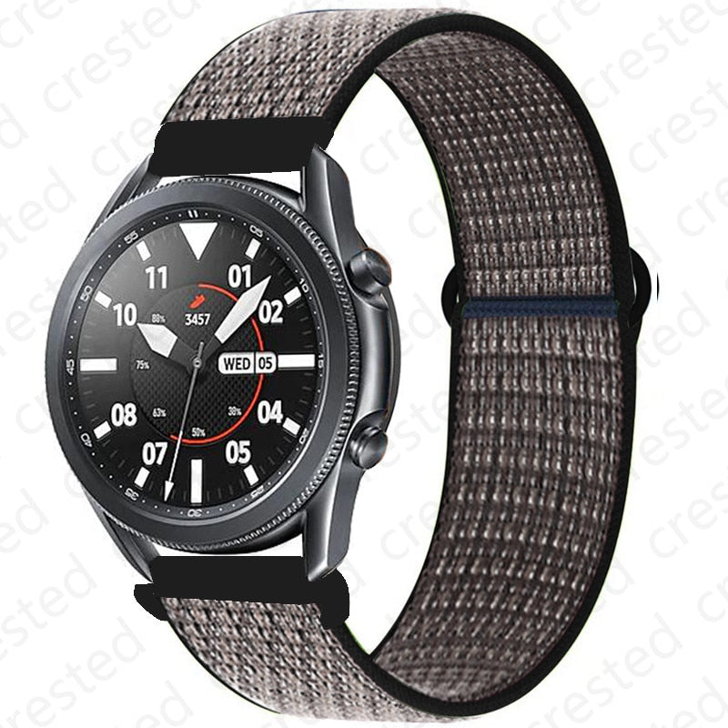 Nylon Loop Strap for Samsung Smart Watch Gear S3 Frontier Galaxy - Wristwatchstraps.co