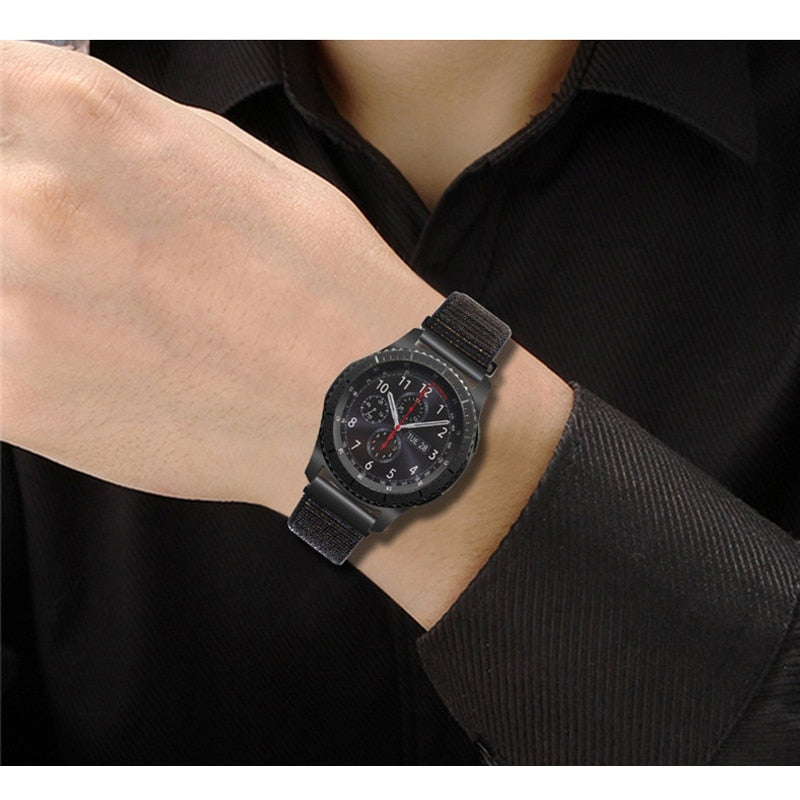 Nylon Loop Strap for Samsung Smart Watch Gear S3 Frontier Galaxy - Wristwatchstraps.co