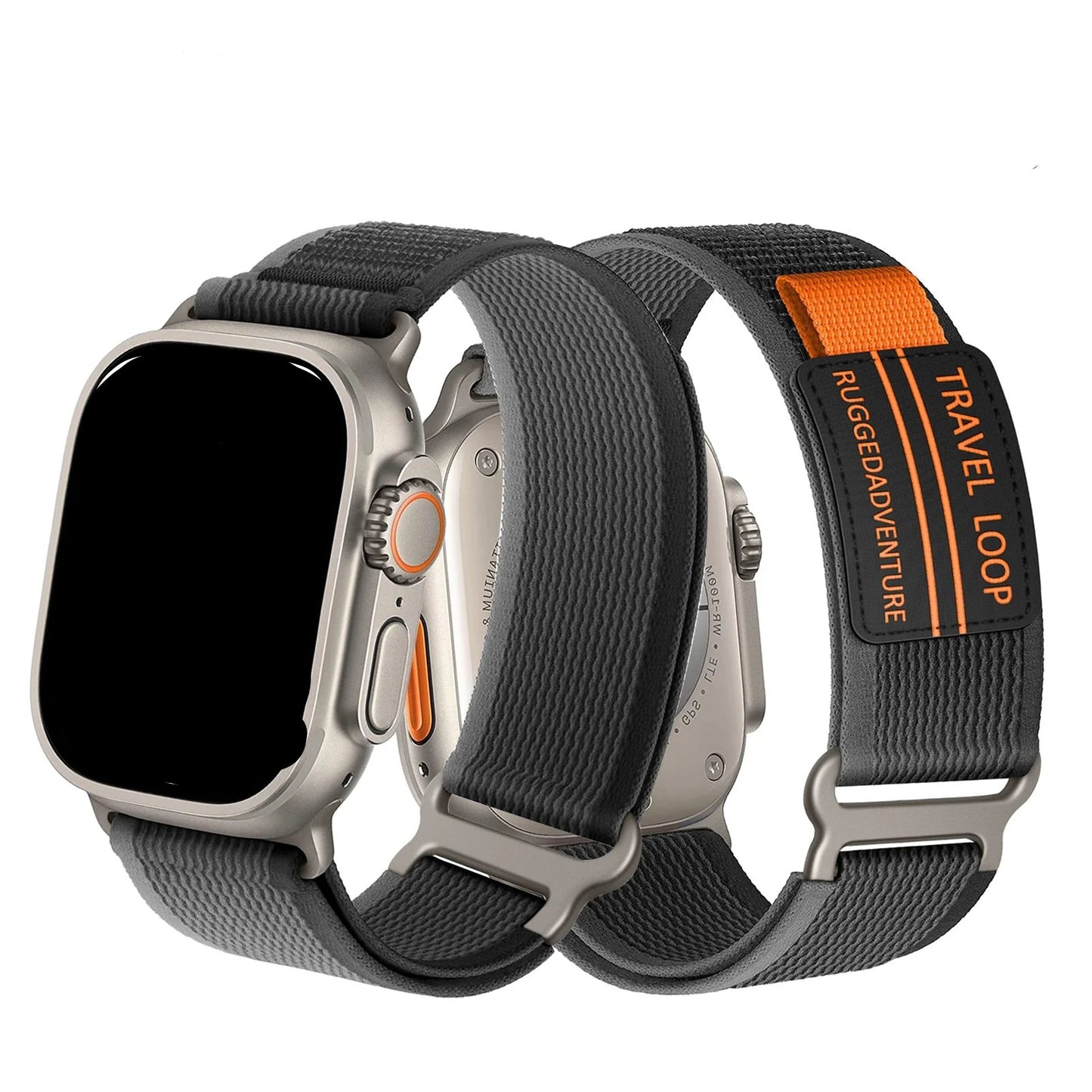 Travel Loop Velcro Nylon Band for Apple Watch - Wristwatchstraps.co