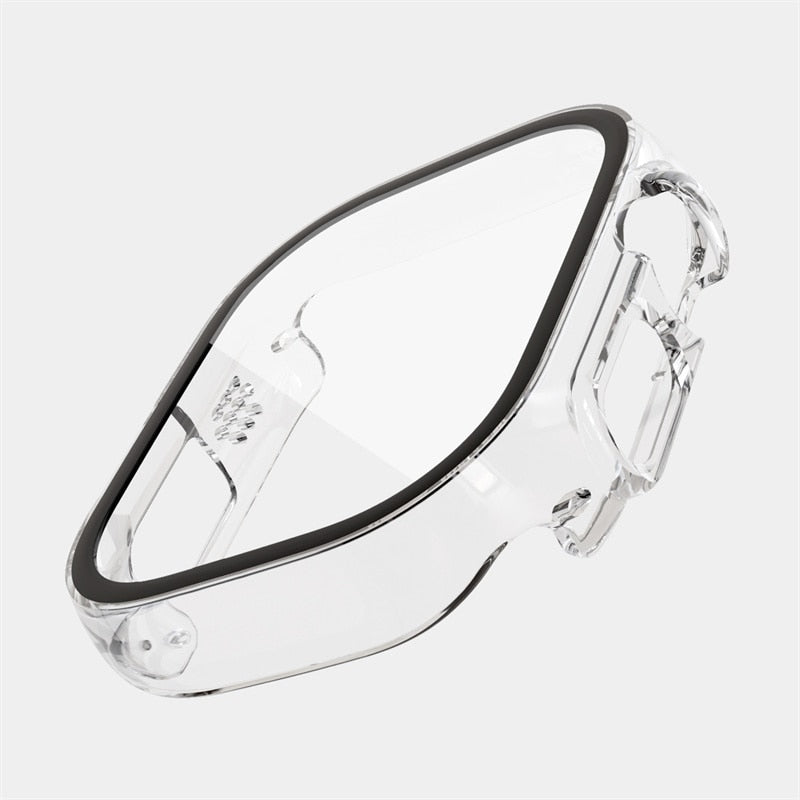 Tempered Glass Case Cover For Apple Watch Ultra 49mm - Wristwatchstraps.co
