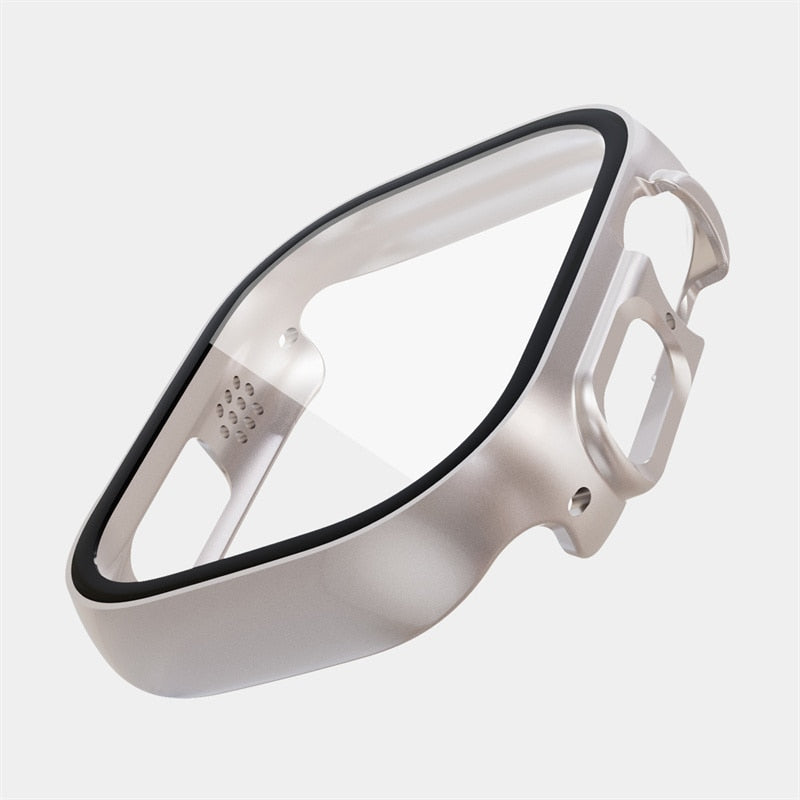 Tempered Glass Case Cover For Apple Watch Ultra 49mm - Wristwatchstraps.co