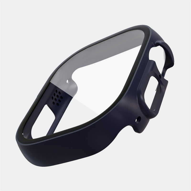 Tempered Glass Case Cover For Apple Watch Ultra 49mm - Wristwatchstraps.co