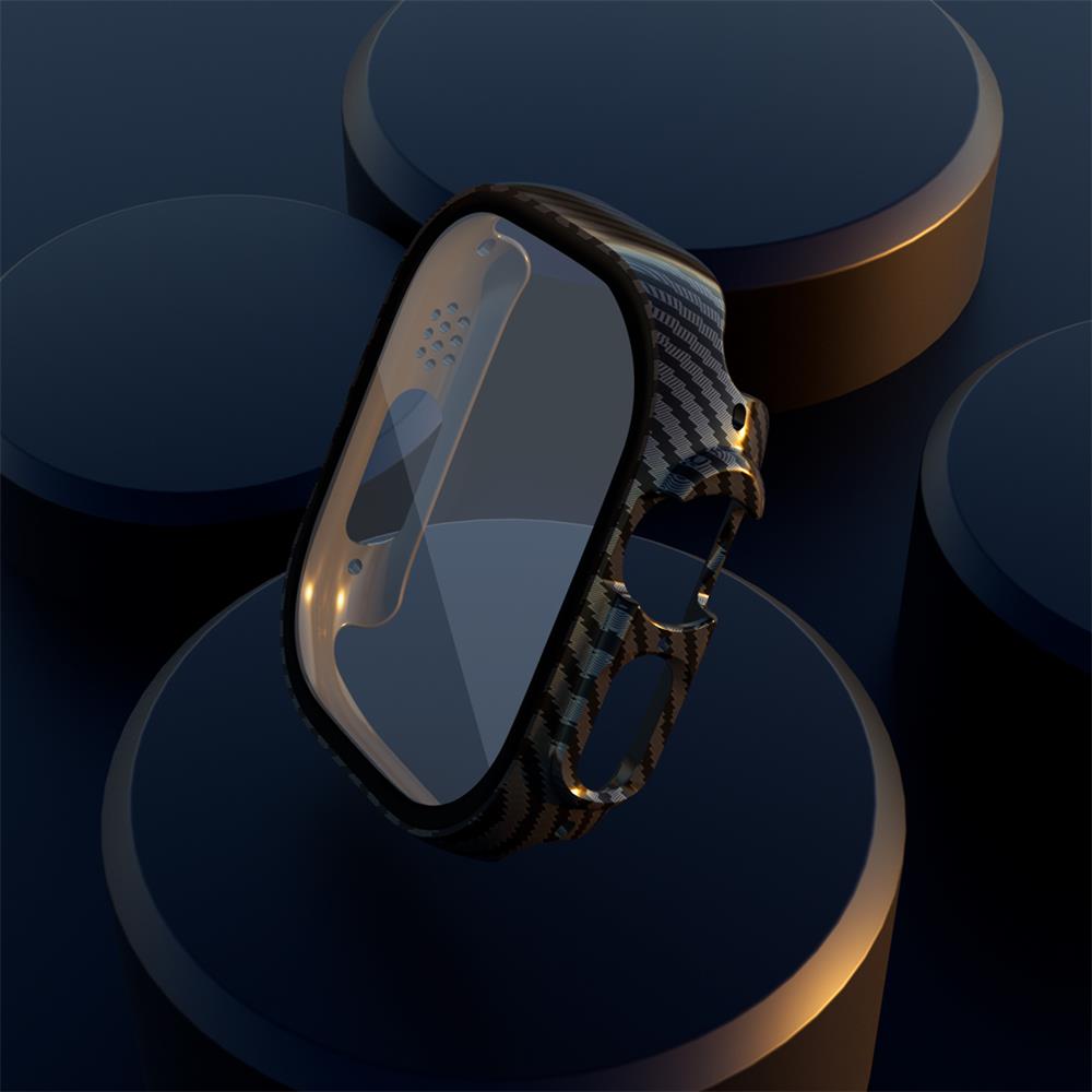 Tempered Glass Case Cover For Apple Watch Ultra 49mm - Wristwatchstraps.co
