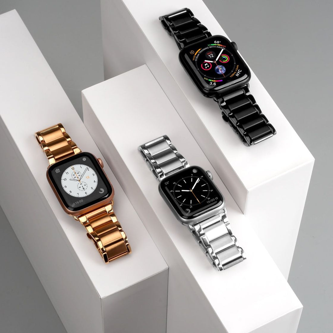 Which apple metallic watch band fits the best for apple watch?