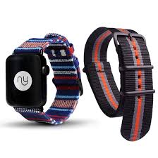 What are types of apple nylon watch bands?
