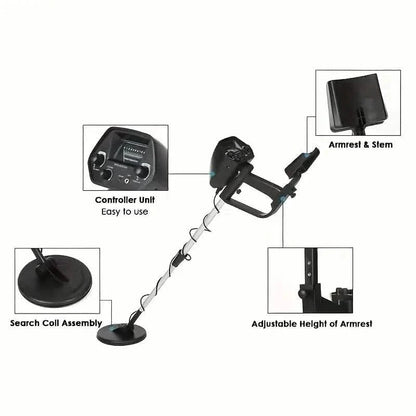 Handheld Metal Detector – High-Sensitivity Treasure Finder for Beach & Outdoors DailySale