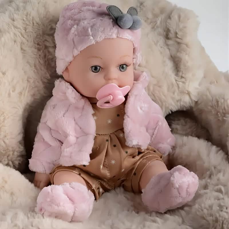 12" Pink Baby Doll – PVC Dress-Up Play Doll (Ages 3+) DailySale