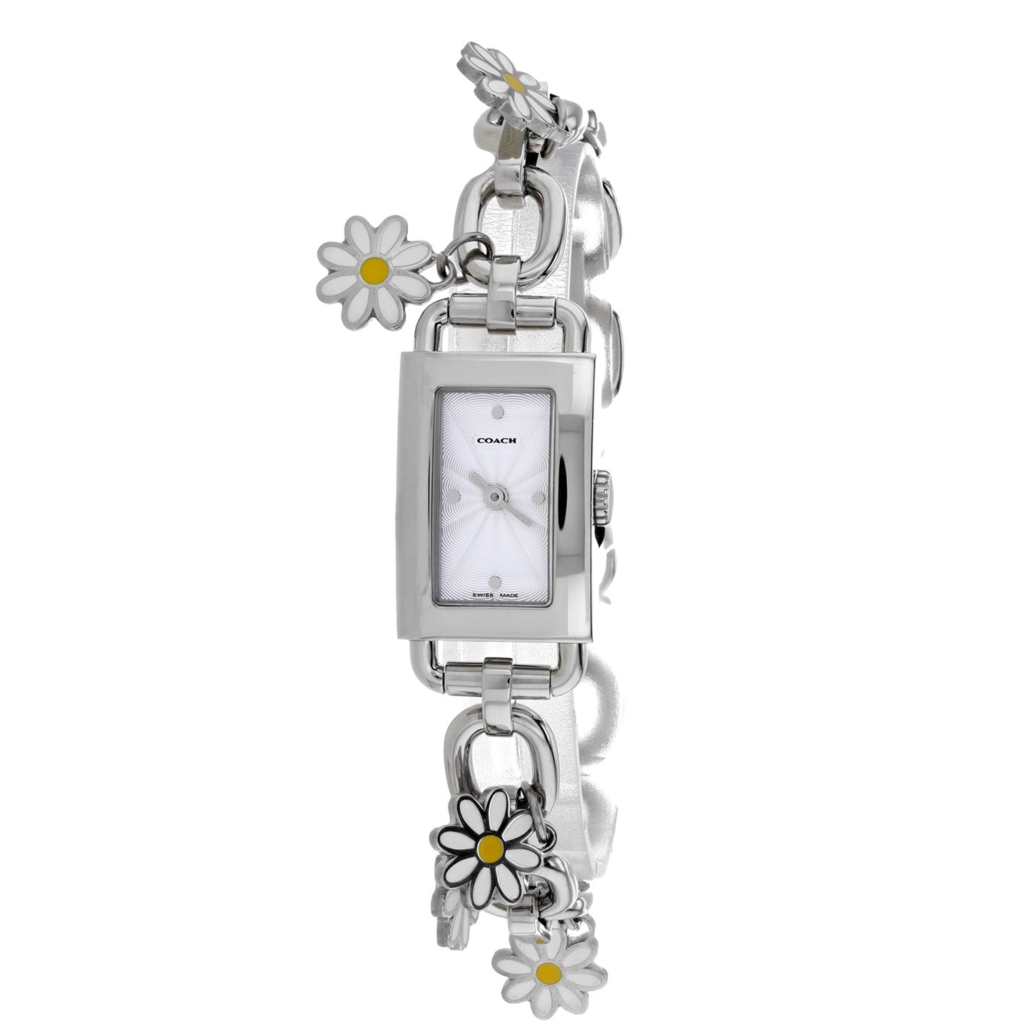 Coach Women's Silver Stainless Steel White Dial Bids.com
