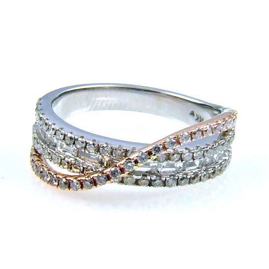 Natural 1.00ct Diamond Ring 14KT White Gold Bids.com