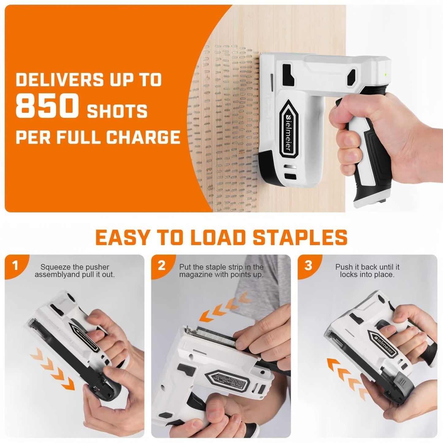 Bielmeier 20V Cordless 2-in-1 Stapler & Brad Nailer DailySale