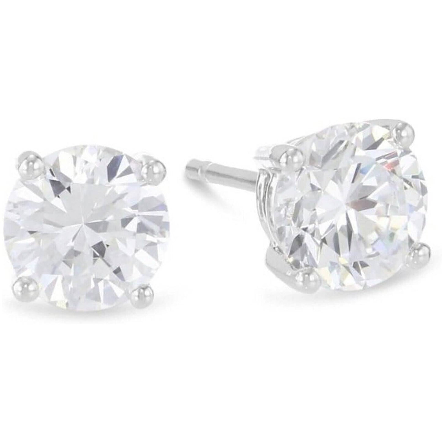 0.25 Ct T.W. Natural Diamond Studs in 14k White or Yellow Gold DailySale