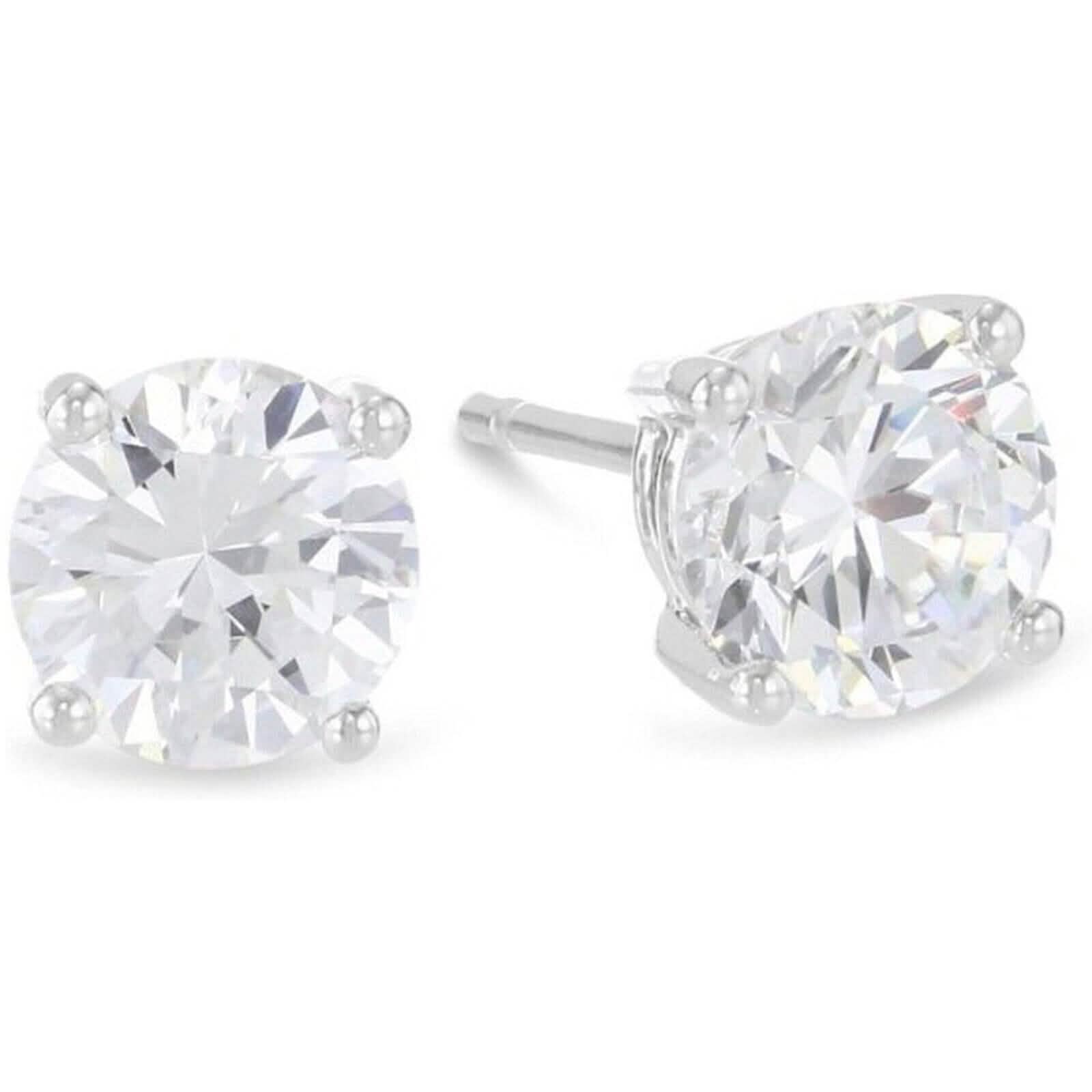 0.25 Ct T.W. Natural Diamond Studs in 14k White or Yellow Gold DailySale