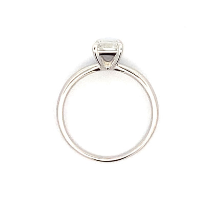 Natural .98ct Moissanite  Sterling Silver Bids.com