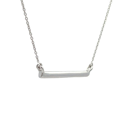 Natural .05ct Diamond Fashion Pendants 14KT White Gold Bids.com