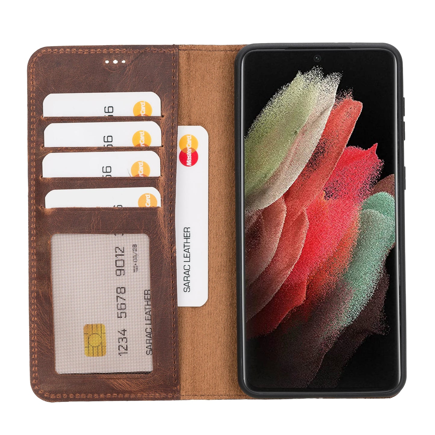 Samsung Galaxy S21 Plus Leather Wallet Case Detachable RFID – Liluri Mizuri Leather