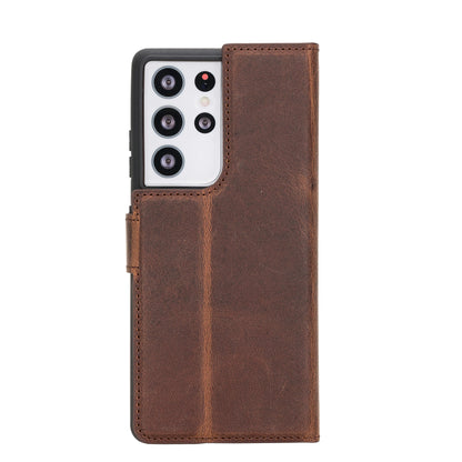 Samsung Galaxy S21 Ultra Leather Wallet Case Detachable RFID – Liluri Mizuri Leather