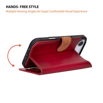iPhone 17 Air Leather Wallet Case Detachable RFID MagSafe – Magic Series Mizuri Leather