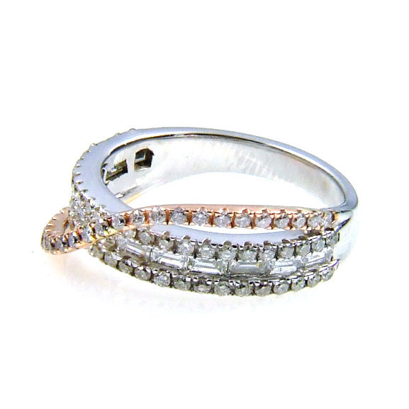 Natural 1.00ct Diamond Ring 14KT White Gold Bids.com