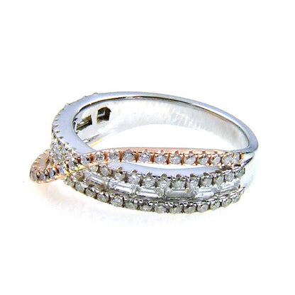 Natural 1.00ct Diamond Ring 14KT White Gold Bids.com