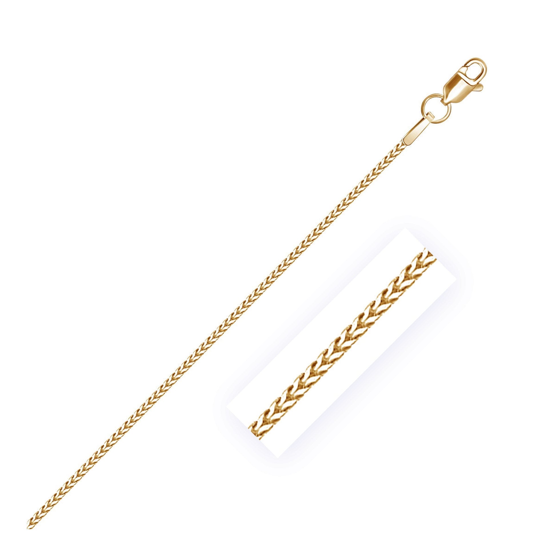 14k Yellow Gold Franco Chain 0.9mm Bids.com