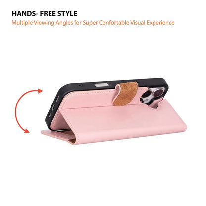 iPhone 17 Leather Wallet Case Detachable RFID MagSafe – Magic Series Mizuri Leather