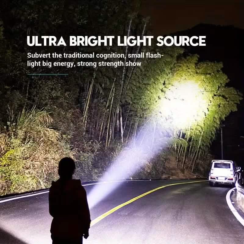 2-Pack: USB Rechargeable Mini LED Tactical Flashlight DailySale