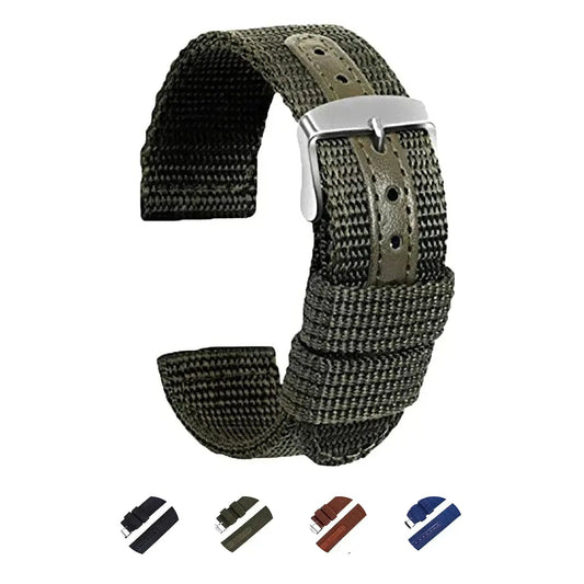 Suunto Race, Vertical & 9 Peak Textured Nylon Band with Center Panel BandsCo Straps