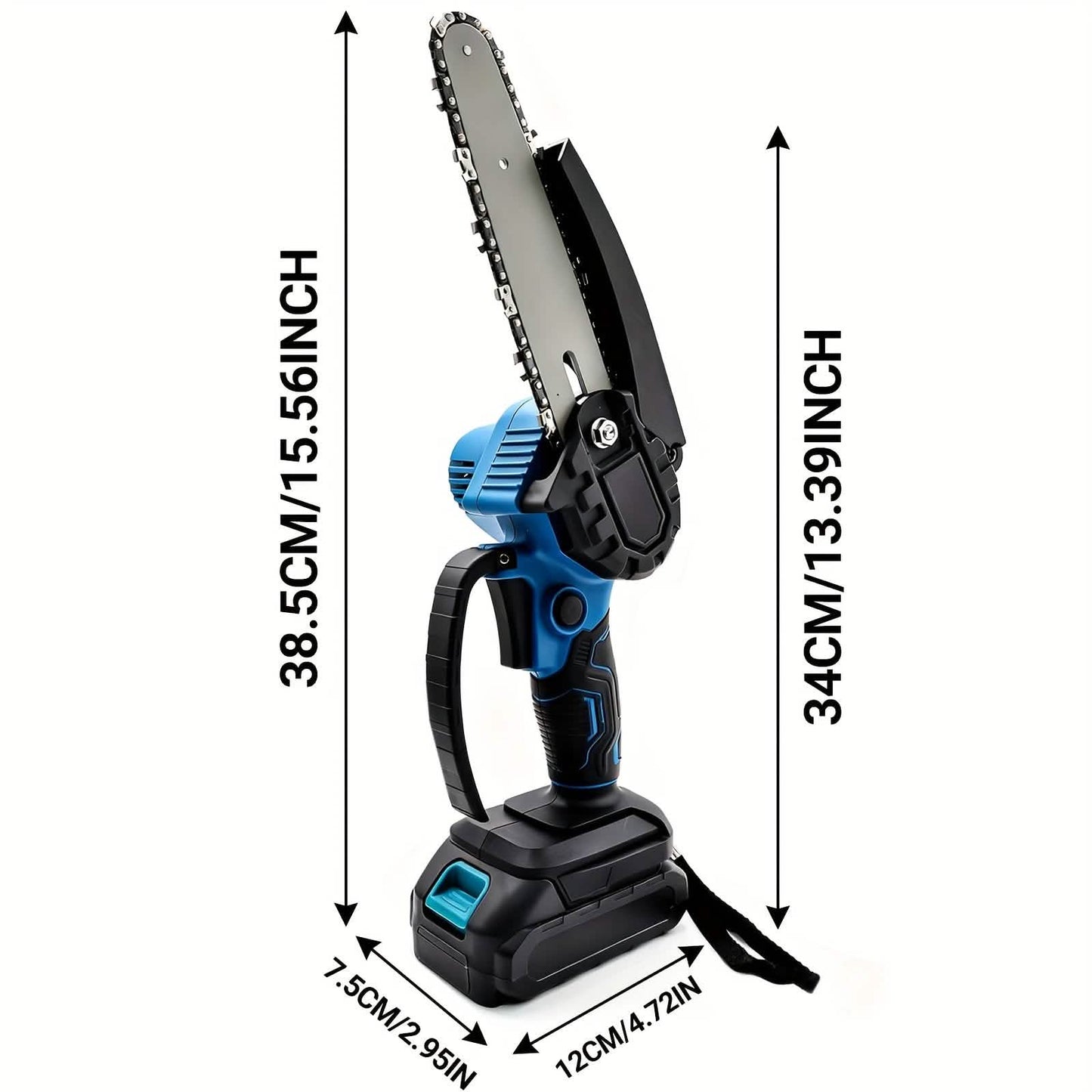 6-inch Cordless Mini Chainsaw – Handheld Electric, Lightweight, Battery-Powered DailySale