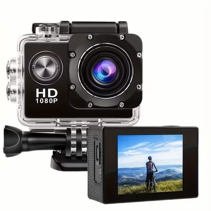 Ultra HD 1080P Action Camera – 140° Wide Angle, Fisheye Lens, LCD Display DailySale