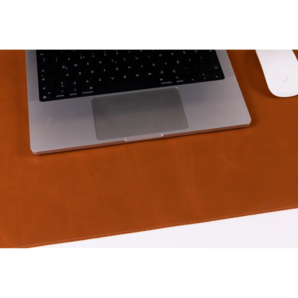 Natural Leather Desk Mat (37 cm x 80 cm) Mizuri Leather