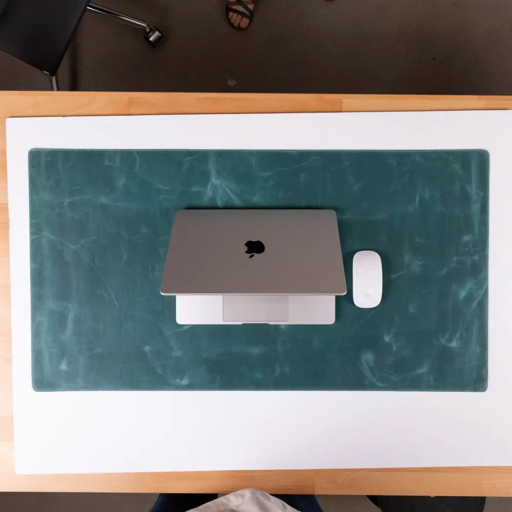 Natural Leather Desk Mat (37 cm x 80 cm) Mizuri Leather