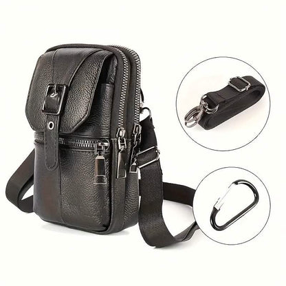 Men’s Genuine Leather Waist Bag Wallet DailySale
