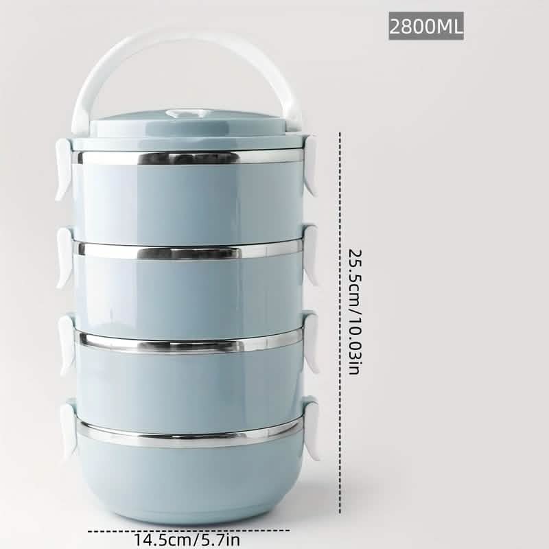 Stainless Steel Insulated Bento Lunch Box – 2/3/4 Layer DailySale